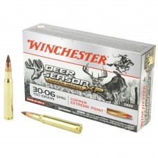 Winchester Ammunition Deer Season XP, Copper Impact, 30-06, 150 Grain, Poly Tip, Lead Free, 20 Round Box, California Certified Nonlead Ammunition X3006DSLF