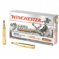 Winchester Ammunition Deer Season XP, Copper Impact, 300 Win, 150 Grain, Poly Tip, Lead Free, 20 Round Box, California Certified Nonlead Ammunition X300DSLF