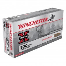 Winchester Ammunition Super-X, 300 WSM, 180 Grain, Power Point, 20 Round Box X300WSM