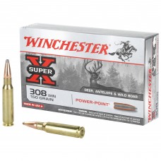 Winchester Ammunition Super-X, 308WIN, 150 Grain, Power Point, 20 Round Box X3085