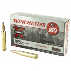 Winchester Ammunition Super-X, 300 WIN MAG, 180 Grain, Power Point, 20 Round Box X30WM2