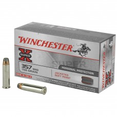 Winchester Ammunition Super-X, 357 Magnum, 158 Grain, Jacketed Soft Point, 50 Round Box X3575P