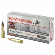 Winchester Ammunition Super-X, 762x39, 123 Grain, Power Point, 20 Round Box X76239