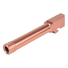 ZEV Technologies Pro Barrel, Threaded, 9MM, For Glock 19 (Gen1-5), Bronze Finish BBL-19-PRO-TH-BRZ