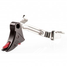 ZEV Technologies Pro Curved Trigger Bar Kit, For Gen 5 Glocks, Black w/ Red Safety, Includes Zev PRO Connector CFT-PRO-BAR-5G-B-R