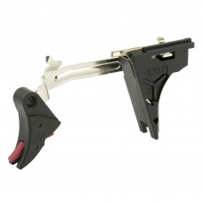 ZEV Technologies Pro Curved Drop in Trigger Kit, Fits Glock 9MM Gen 4, Black w/ Red Safety CFT-PRO-DRP-4G9-B-R