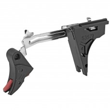 ZEV Technologies Pro Curved Drop in Trigger, Ultimate Kit, Fits Glock 9MM Gen 4, Black w/ Red Safety CFT-PRO-ULT-4G9-B-R
