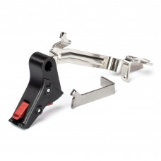 ZEV Technologies PRO Flat Trigger Bar Kit, Small, Black w/ Red Safety, Includes ZEV Pro Connector FFT-PRO-BAR-SM-B-R
