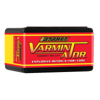 Barnes Varmin-A-Tor Bullets .243 Caliber, 6mm 58 Grain Hollow Point Flat Base box of 100