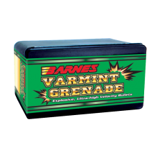 Barnes Varmint Grenade Bullets 20 Caliber .204 Diameter 26 Grain Box of 250