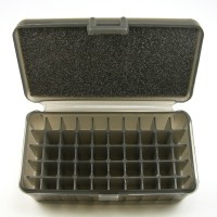 pistol 38 Special 357 Magnum 10 pack of 50 round plastic ammo boxes,MP-50 med 
