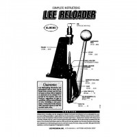 Lee Precision Reloader Press Instructions