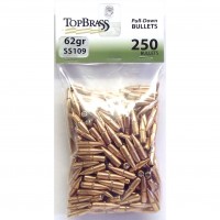 Top Brass .223 62 Grain SS109 FMJ Pull Down Bullets 250 pieces