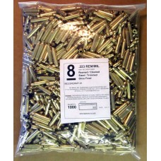 Top Brass .223 Remington Brass Unprimed 1000 pieces Bulk Package