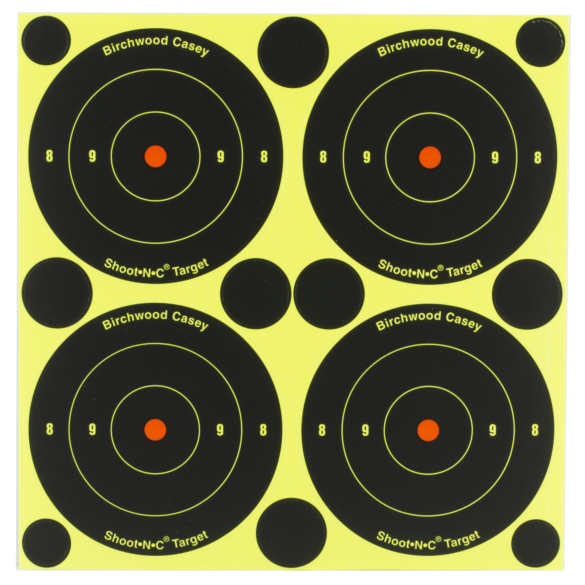 Birchwood Casey Shoot-N-C Target, Round Bullseye, 3 Bi1-BC-34375-img-0
