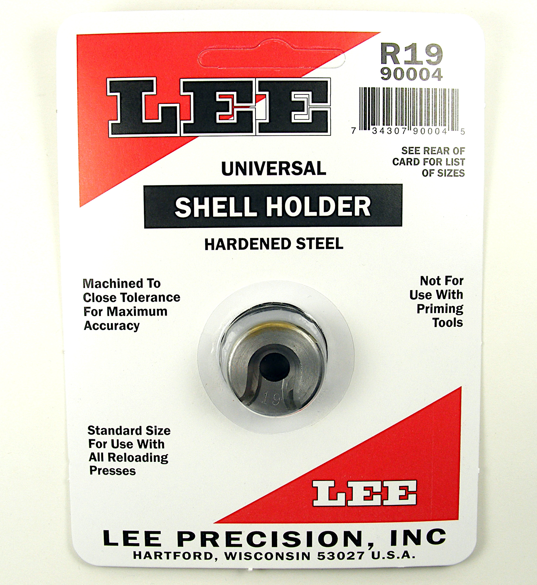 Lee Precision Shell Holder R19  90004-img-0